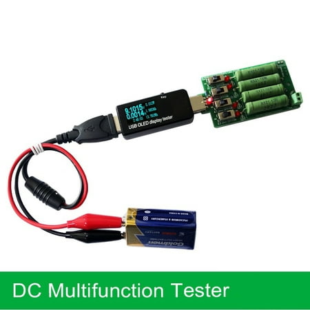 USB Crocodile wire Alligator clips Male of Female to USB tester Voltage MeterM&C